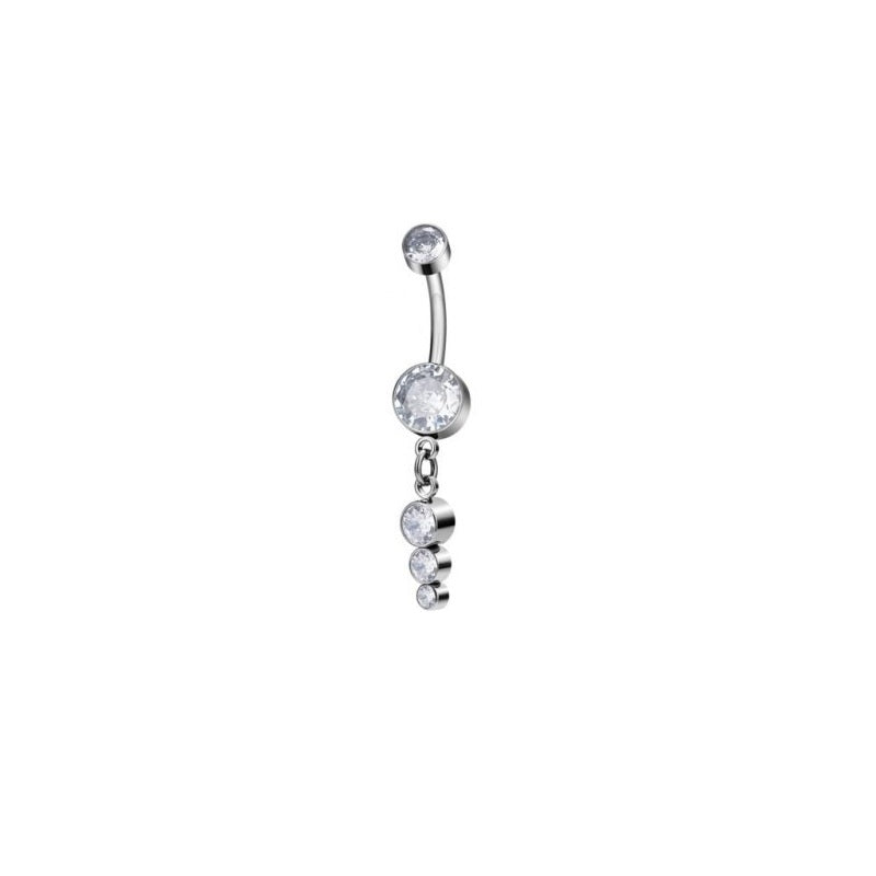 5 Bezel Navel CZ Link
