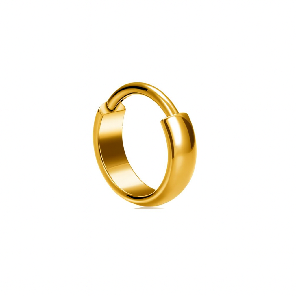 Wide Band Clicker Ring PVD