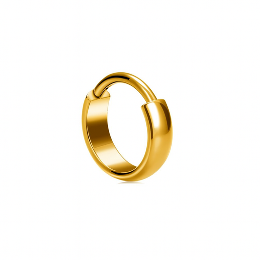 Wide Band Clicker Ring PVD